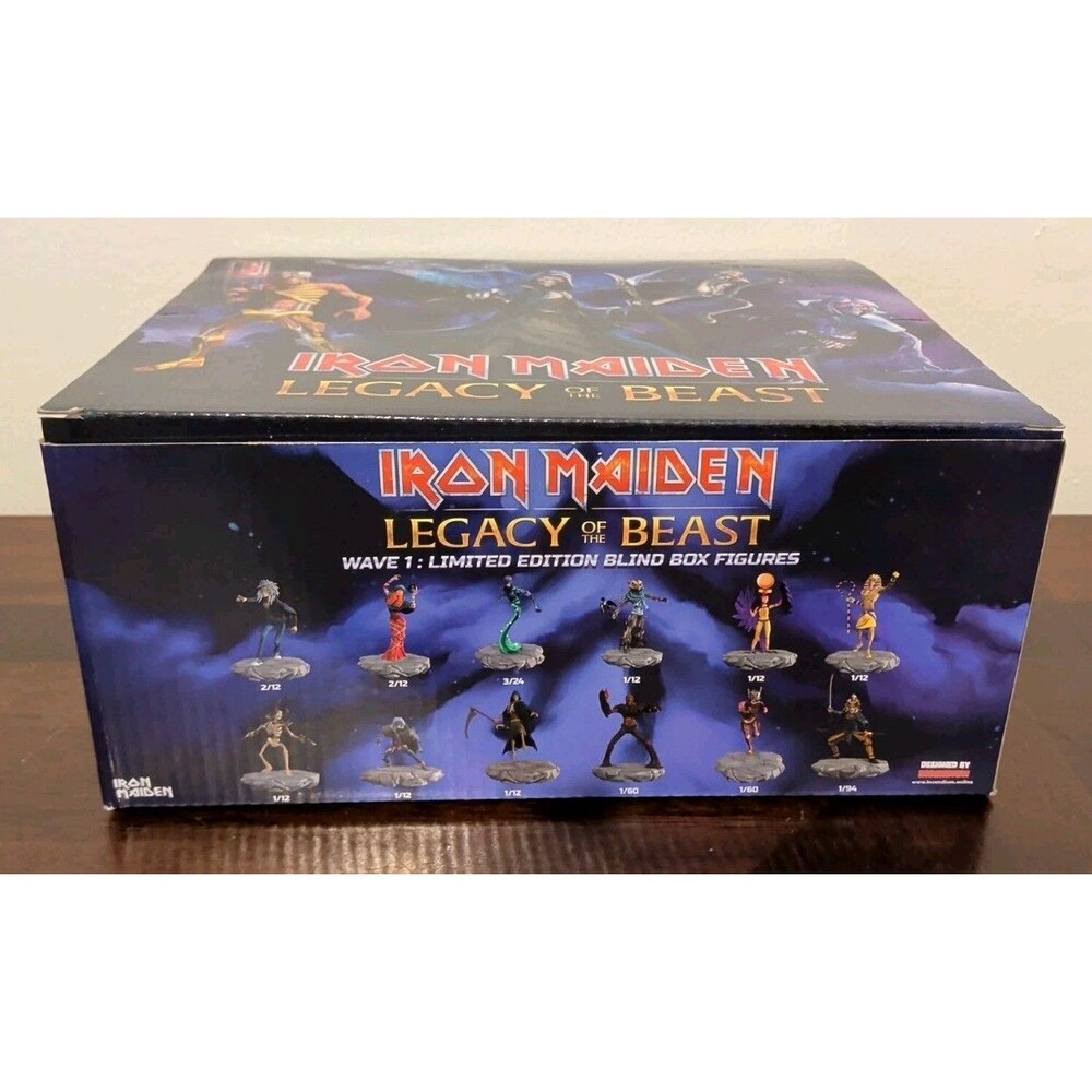 Iron Maiden Legacy of the Beast Blind Box 12 RANDOM PVC Figures New Box